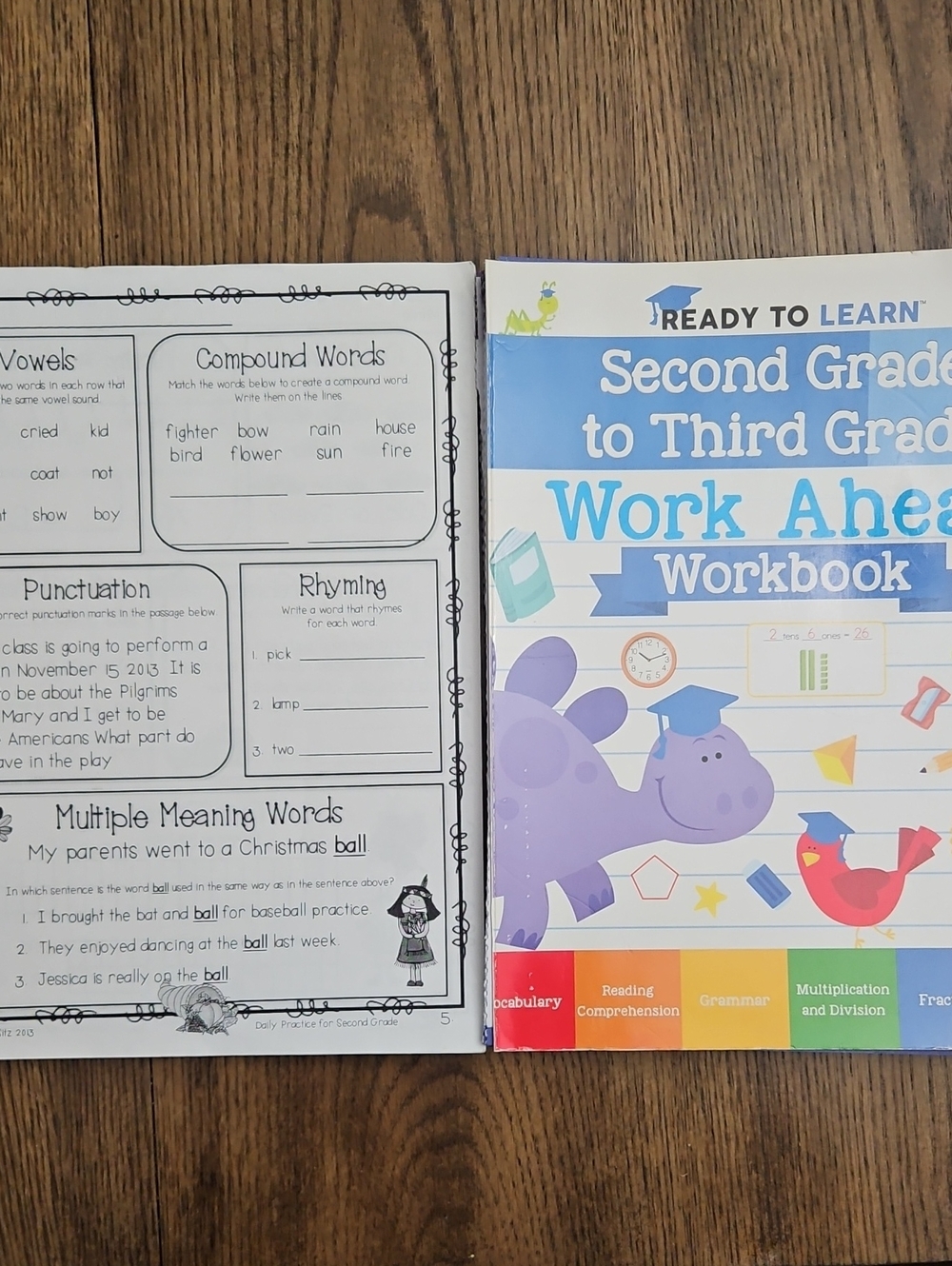 2nd/3rd Grade | Work Sheets